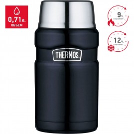 Термос для еды THERMOS SK3020 BK KING STAINLESS 0,71L 918093 Термос для еды THERMOS SK3020 BK KING STAINLESS 0,71L 918093